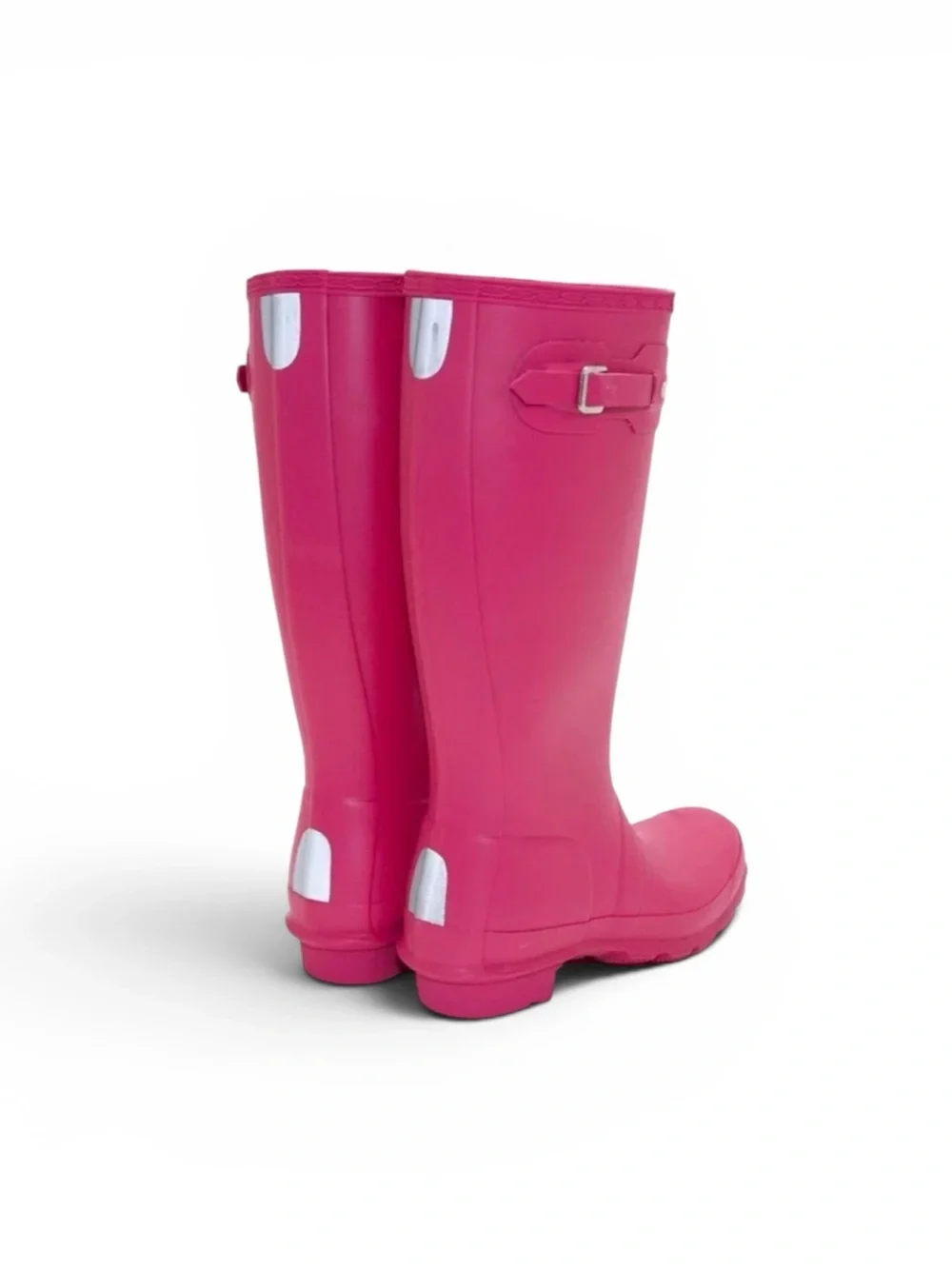 Hunter Girl’s Original Mid-Calf Rubber Rain Boot in Pink Size US 5; EU 36